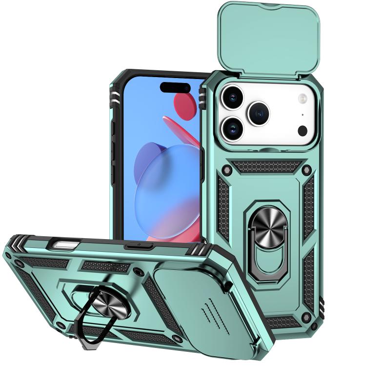 Custodia per telefono con supporto scorrevole Camshield, For iPhone 18, For iPhone 18 Pro, For iPhone 18 Pro Max