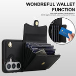 Custodia per telefono con slot per schede RFID e cordino lungo, For Samsung Galaxy S26+ 5G, For Samsung Galaxy S26 Ultra 5G, For Samsung Galaxy S26 5G, For Samsung Galaxy S25 5G