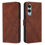 Custodia per telefono con tracolla in pelle con stampa 3D, For Samsung Galaxy S25 Edge 5G