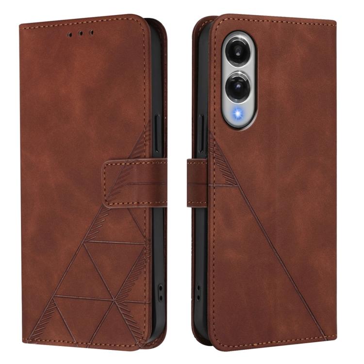 Custodia per telefono con tracolla in pelle con stampa 3D, For Samsung Galaxy S25 Edge 5G