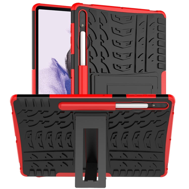 Custodia TPU antiurto con supporto per Galaxy Tab S7+