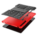 Custodia TPU antiurto con supporto per Galaxy Tab S7+
