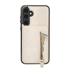 Custodia per telefono con cerniera e MagSafe in pelle divisa, For Samsung Galaxy S25 5G, For Samsung Galaxy S25+ 5G, For Samsung Galaxy S25 Ultra 5G