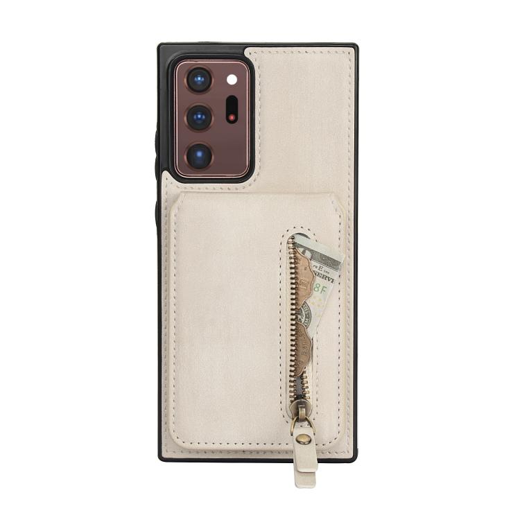 Custodia per telefono con cerniera e MagSafe in pelle divisa, For Samsung Galaxy Note20 Ultra, For Samsung Galaxy Note20