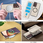 Custodia per telefono con cerniera e MagSafe in pelle divisa, For Samsung Galaxy Note20 Ultra, For Samsung Galaxy Note20