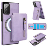 Custodia per telefono con cerniera e MagSafe in pelle divisa, For Samsung Galaxy Note20 Ultra, For Samsung Galaxy Note20