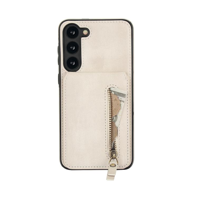 Custodia per telefono con cerniera e MagSafe in pelle divisa, For Samsung Galaxy S23+ 5G, For Samsung Galaxy S23 5G, For Samsung Galaxy S22 Ultra 5G