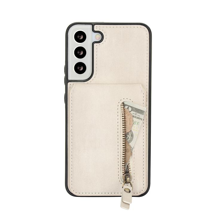 Custodia per telefono con cerniera e MagSafe in pelle divisa, For Samsung Galaxy S22+ 5G, For Samsung Galaxy S22 5G, For Samsung Galaxy S21 FE 5G