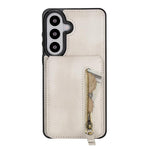 Custodia per telefono con cerniera e MagSafe in pelle divisa, For Samsung Galaxy S26+ 5G, For Samsung Galaxy S26 Ultra 5G, For Samsung Galaxy S26 5G