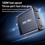 Caricabatterie rapido REMAX U2-AC 100W GaN USB Type-C
