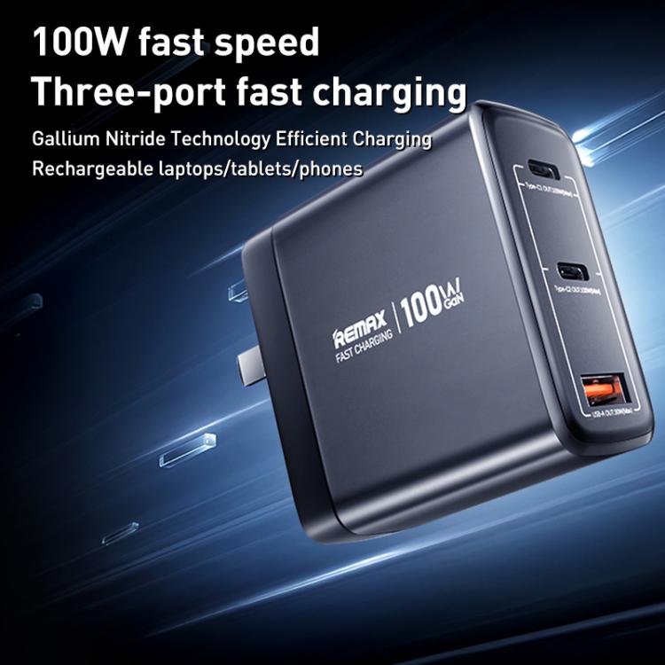 Caricabatterie rapido REMAX U2-AC 100W GaN USB Type-C
