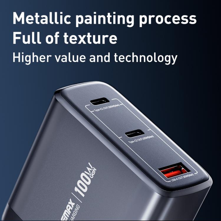 Caricabatterie rapido REMAX U2-AC 100W GaN USB Type-C