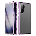 Custodia per telefono in vetro temperato con copertura completa HD magnetica in metallo, For Samsung Galaxy S26+ 5G, For Samsung Galaxy S26 5G, For Samsung Galaxy S25 5G, For Samsung Galaxy S25+ 5G