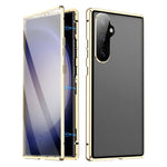 Custodia per telefono in vetro temperato con copertura completa HD magnetica in metallo, For Samsung Galaxy S26+ 5G, For Samsung Galaxy S26 5G, For Samsung Galaxy S25 5G, For Samsung Galaxy S25+ 5G