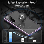 Custodia per telefono in vetro temperato con copertura completa HD magnetica in metallo, For Samsung Galaxy S26+ 5G, For Samsung Galaxy S26 5G, For Samsung Galaxy S25 5G, For Samsung Galaxy S25+ 5G