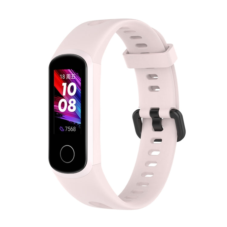 Cinturino in silicone con fibbia in metallo, dimensioni: misura libera, For Huawei Honor Band 5i / Band 4