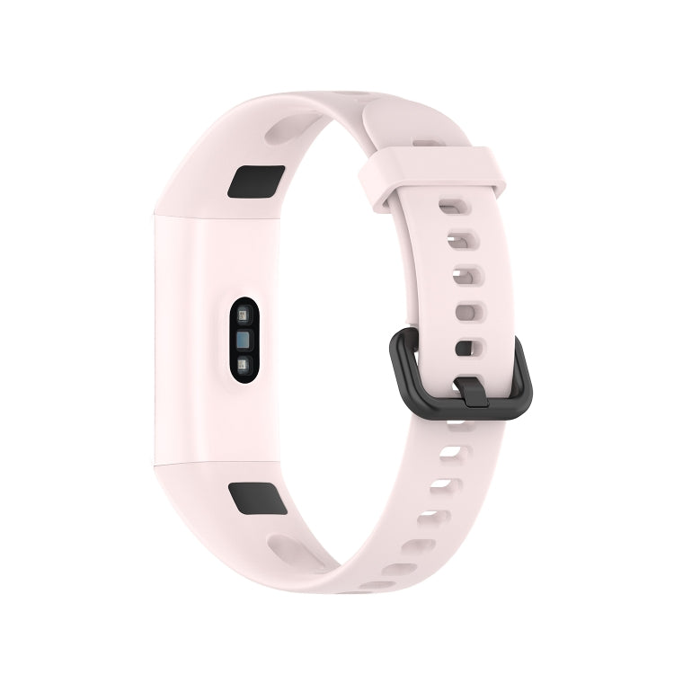 Cinturino in silicone con fibbia in metallo, dimensioni: misura libera, For Huawei Honor Band 5i / Band 4