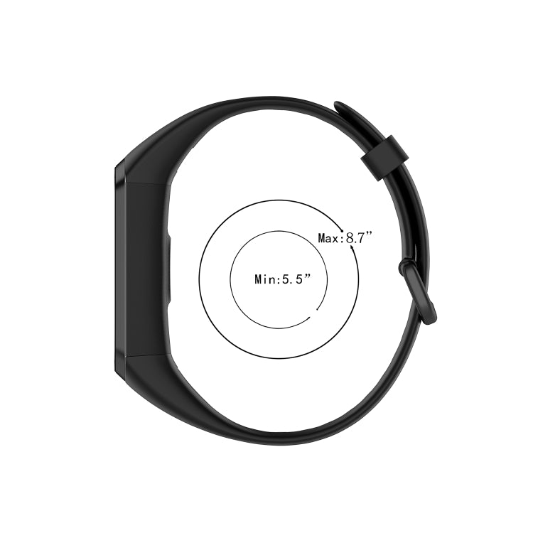 Cinturino in silicone con fibbia in metallo, dimensioni: misura libera, For Huawei Honor Band 5i / Band 4