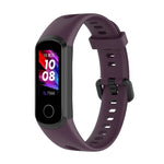 Cinturino in silicone con fibbia in metallo, dimensioni: misura libera, For Huawei Honor Band 5i / Band 4