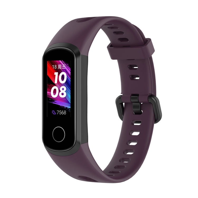 Cinturino in silicone con fibbia in metallo, dimensioni: misura libera, For Huawei Honor Band 5i / Band 4
