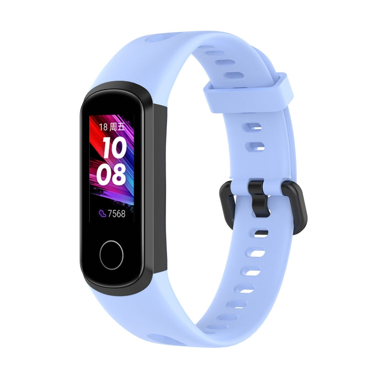 Cinturino in silicone con fibbia in metallo, dimensioni: misura libera, For Huawei Honor Band 5i / Band 4