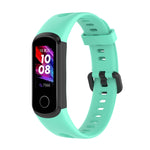 Cinturino in silicone con fibbia in metallo, dimensioni: misura libera, For Huawei Honor Band 5i / Band 4