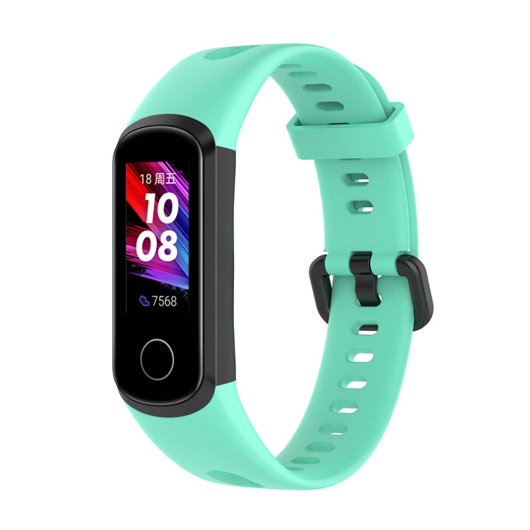 Cinturino in silicone con fibbia in metallo, dimensioni: misura libera, For Huawei Honor Band 5i / Band 4