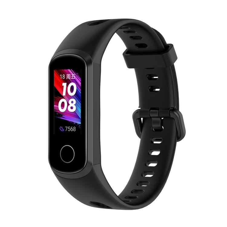 Cinturino in silicone con fibbia in metallo, dimensioni: misura libera, For Huawei Honor Band 5i / Band 4
