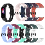 Cinturino in silicone con fibbia in metallo, dimensioni: misura libera, For Huawei Honor Band 5i / Band 4