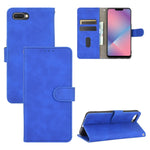 Tinta unita Skin Feel Fibbia magnetica Flip orizzontale Custodia in pelle PU con struttura in vitello con supporto e slot per schede e portafoglio, For OPPO A5(AX5) / A3s / A12e, For OPPO A7(AX7) / A5s / AX5s / A12, For OPPO A8 / A31 (2020)            ...
