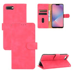 Tinta unita Skin Feel Fibbia magnetica Flip orizzontale Custodia in pelle PU con struttura in vitello con supporto e slot per schede e portafoglio, For OPPO A5(AX5) / A3s / A12e, For OPPO A7(AX7) / A5s / AX5s / A12, For OPPO A8 / A31 (2020)            ...