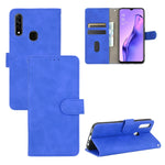 Tinta unita Skin Feel Fibbia magnetica Flip orizzontale Custodia in pelle PU con struttura in vitello con supporto e slot per schede e portafoglio, For OPPO A5(AX5) / A3s / A12e, For OPPO A7(AX7) / A5s / AX5s / A12, For OPPO A8 / A31 (2020)            ...