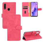 Tinta unita Skin Feel Fibbia magnetica Flip orizzontale Custodia in pelle PU con struttura in vitello con supporto e slot per schede e portafoglio, For OPPO A5(AX5) / A3s / A12e, For OPPO A7(AX7) / A5s / AX5s / A12, For OPPO A8 / A31 (2020)            ...
