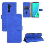 Tinta unita Skin Feel Fibbia magnetica Flip orizzontale Custodia in pelle PU con struttura in vitello con supporto e slot per schede e portafoglio, For OPPO A5(AX5) / A3s / A12e, For OPPO A7(AX7) / A5s / AX5s / A12, For OPPO A8 / A31 (2020)            ...