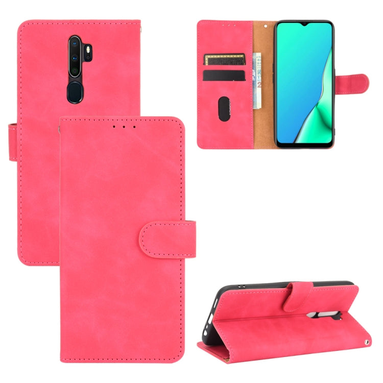 Tinta unita Skin Feel Fibbia magnetica Flip orizzontale Custodia in pelle PU con struttura in vitello con supporto e slot per schede e portafoglio, For OPPO A5(AX5) / A3s / A12e, For OPPO A7(AX7) / A5s / AX5s / A12, For OPPO A8 / A31 (2020)            ...