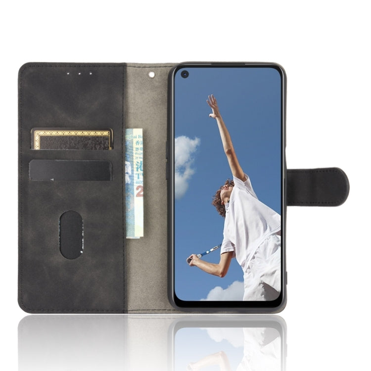 Tinta unita Skin Feel Fibbia magnetica Flip orizzontale Custodia in pelle PU con struttura in vitello con supporto e slot per schede e portafoglio, For OPPO A52 / A72 / A92, For OPPO A91 / F15 / Reno3(Southeast Asia Version), For OPPO A92s, For OPPO Ace2
