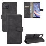 Tinta unita Skin Feel Fibbia magnetica Flip orizzontale Custodia in pelle PU con struttura in vitello con supporto e slot per schede e portafoglio, For OPPO A52 / A72 / A92, For OPPO A91 / F15 / Reno3(Southeast Asia Version), For OPPO A92s, For OPPO Ace2