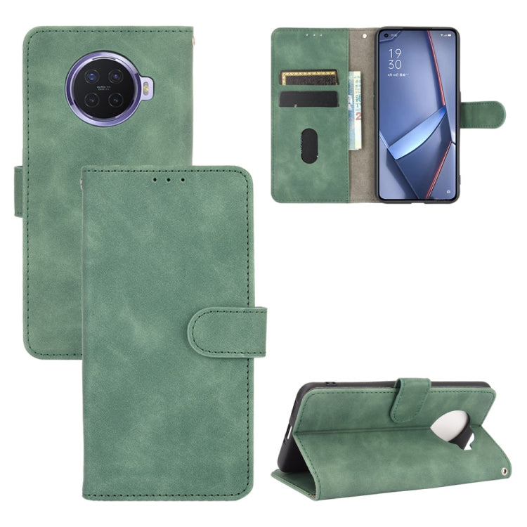 Tinta unita Skin Feel Fibbia magnetica Flip orizzontale Custodia in pelle PU con struttura in vitello con supporto e slot per schede e portafoglio, For OPPO A52 / A72 / A92, For OPPO A91 / F15 / Reno3(Southeast Asia Version), For OPPO A92s, For OPPO Ace2