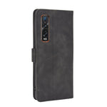 Tinta unita Skin Feel Fibbia magnetica Flip orizzontale Custodia in pelle PU con struttura in vitello con supporto e slot per schede e portafoglio, For OPPO Find X2 Pro, For OPPO Find X2, For OPPO Realme 5 Pro / Realme Q, For OPPO Realme 5 / Realme 5s
