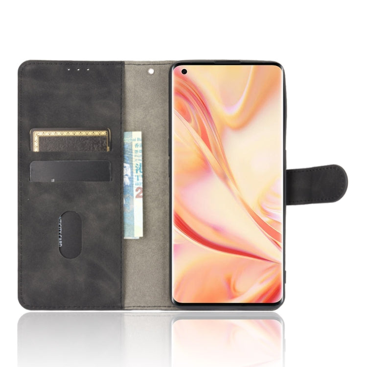 Tinta unita Skin Feel Fibbia magnetica Flip orizzontale Custodia in pelle PU con struttura in vitello con supporto e slot per schede e portafoglio, For OPPO Find X2 Pro, For OPPO Find X2, For OPPO Realme 5 Pro / Realme Q, For OPPO Realme 5 / Realme 5s