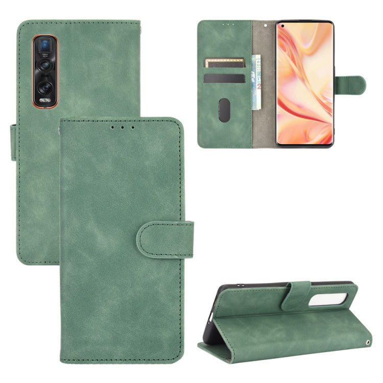 Tinta unita Skin Feel Fibbia magnetica Flip orizzontale Custodia in pelle PU con struttura in vitello con supporto e slot per schede e portafoglio, For OPPO Find X2 Pro, For OPPO Find X2, For OPPO Realme 5 Pro / Realme Q, For OPPO Realme 5 / Realme 5s