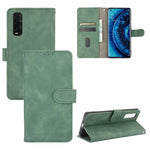 Tinta unita Skin Feel Fibbia magnetica Flip orizzontale Custodia in pelle PU con struttura in vitello con supporto e slot per schede e portafoglio, For OPPO Find X2 Pro, For OPPO Find X2, For OPPO Realme 5 Pro / Realme Q, For OPPO Realme 5 / Realme 5s