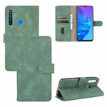 Tinta unita Skin Feel Fibbia magnetica Flip orizzontale Custodia in pelle PU con struttura in vitello con supporto e slot per schede e portafoglio, For OPPO Find X2 Pro, For OPPO Find X2, For OPPO Realme 5 Pro / Realme Q, For OPPO Realme 5 / Realme 5s