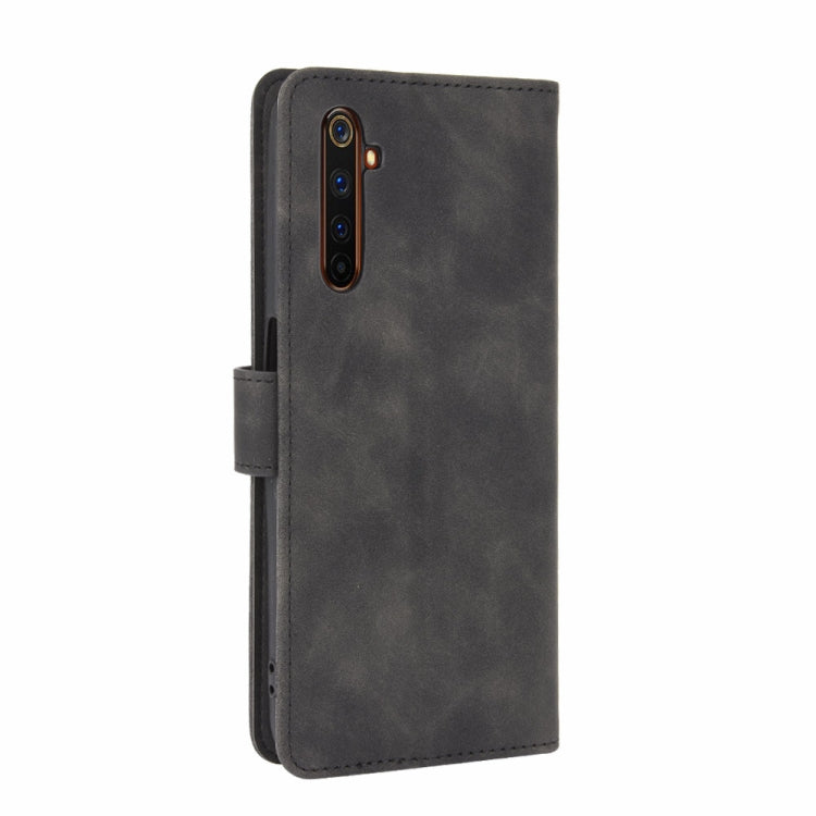 Tinta unita Skin Feel Fibbia magnetica Flip orizzontale Custodia in pelle PU con struttura in vitello con supporto e slot per schede e portafoglio, For OPPO Realme 6 Pro, For OPPO Realme 6, For OPPO Realme C11, For OPPO Realme C15