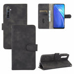 Tinta unita Skin Feel Fibbia magnetica Flip orizzontale Custodia in pelle PU con struttura in vitello con supporto e slot per schede e portafoglio, For OPPO Realme 6 Pro, For OPPO Realme 6, For OPPO Realme C11, For OPPO Realme C15