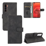 Tinta unita Skin Feel Fibbia magnetica Flip orizzontale Custodia in pelle PU con struttura in vitello con supporto e slot per schede e portafoglio, For OPPO Realme X50 Pro / X50 Pro 5G, For OPPO Realme X50 / X50 5G, For OPPO Realme XT / X2 / K5        ...