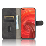 Tinta unita Skin Feel Fibbia magnetica Flip orizzontale Custodia in pelle PU con struttura in vitello con supporto e slot per schede e portafoglio, For OPPO Realme X50 Pro / X50 Pro 5G, For OPPO Realme X50 / X50 5G, For OPPO Realme XT / X2 / K5        ...