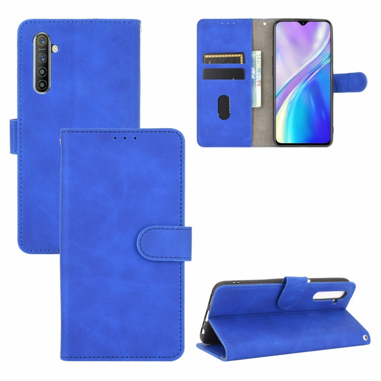 Tinta unita Skin Feel Fibbia magnetica Flip orizzontale Custodia in pelle PU con struttura in vitello con supporto e slot per schede e portafoglio, For OPPO Realme X50 Pro / X50 Pro 5G, For OPPO Realme X50 / X50 5G, For OPPO Realme XT / X2 / K5        ...
