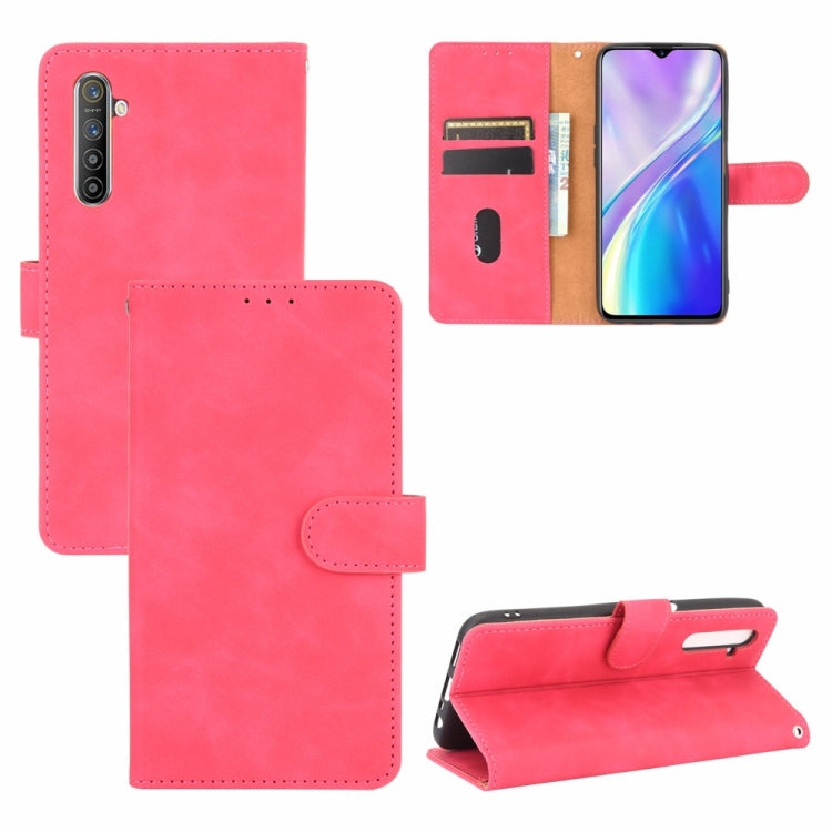 Tinta unita Skin Feel Fibbia magnetica Flip orizzontale Custodia in pelle PU con struttura in vitello con supporto e slot per schede e portafoglio, For OPPO Realme X50 Pro / X50 Pro 5G, For OPPO Realme X50 / X50 5G, For OPPO Realme XT / X2 / K5        ...