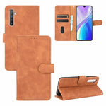 Tinta unita Skin Feel Fibbia magnetica Flip orizzontale Custodia in pelle PU con struttura in vitello con supporto e slot per schede e portafoglio, For OPPO Realme X50 Pro / X50 Pro 5G, For OPPO Realme X50 / X50 5G, For OPPO Realme XT / X2 / K5        ...